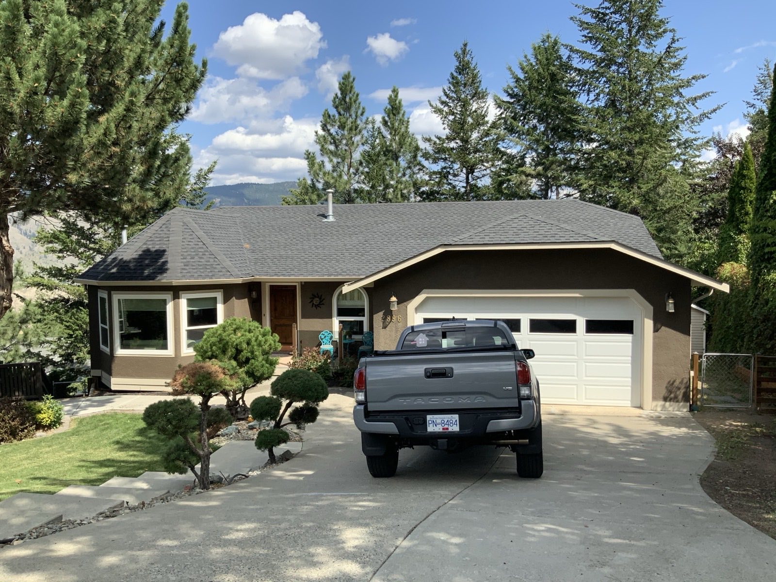Kamloops area house photographed during a residential pre-purchase inspection by Detailed Inspections